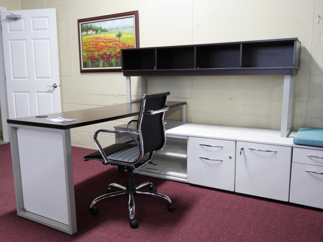 ergonomics chair in a modern single desk station setting