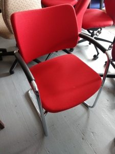 Used Boss Design Modern Red Guest Chair