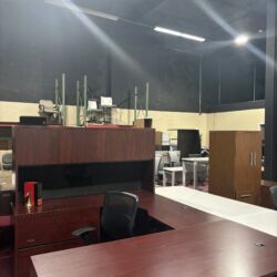 8.5 x 6 feet Used U Shape Hon Mahogany Desk $599