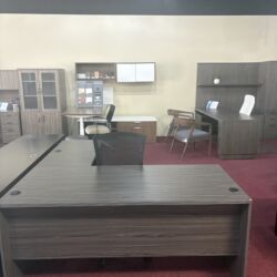 66" x 78" L shaped Tux Desk ( $1700)