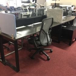 $1480
Single Line (Two Desks) Global Furniture Group Bridges Stations in Asian Night
Unit is 12' wide x 2' deep