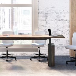 JSI Native Height Adjustable Conference Table
