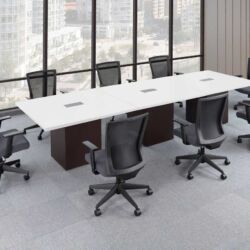Conference Table with Cube Bases