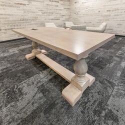 Custom solid wood traditional table