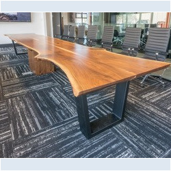 Live edge conference table