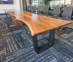 Live edge conference table