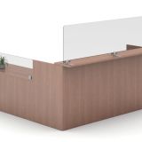 Reception desk dividers